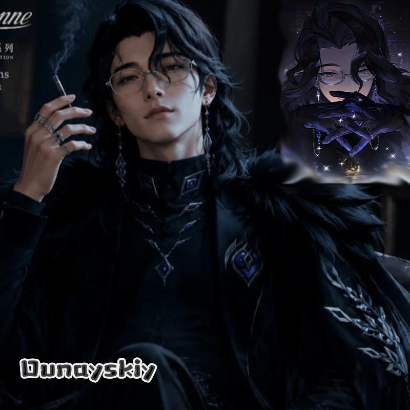 Men Formal Wear Vest - Genshin Impact Pantalone Regrator Kostum Cosplay