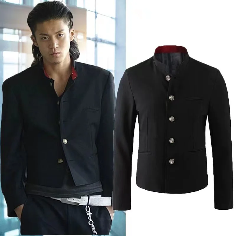 Men Formal Wear Vest - Film Jepang Seragam Gagak Baru Nol