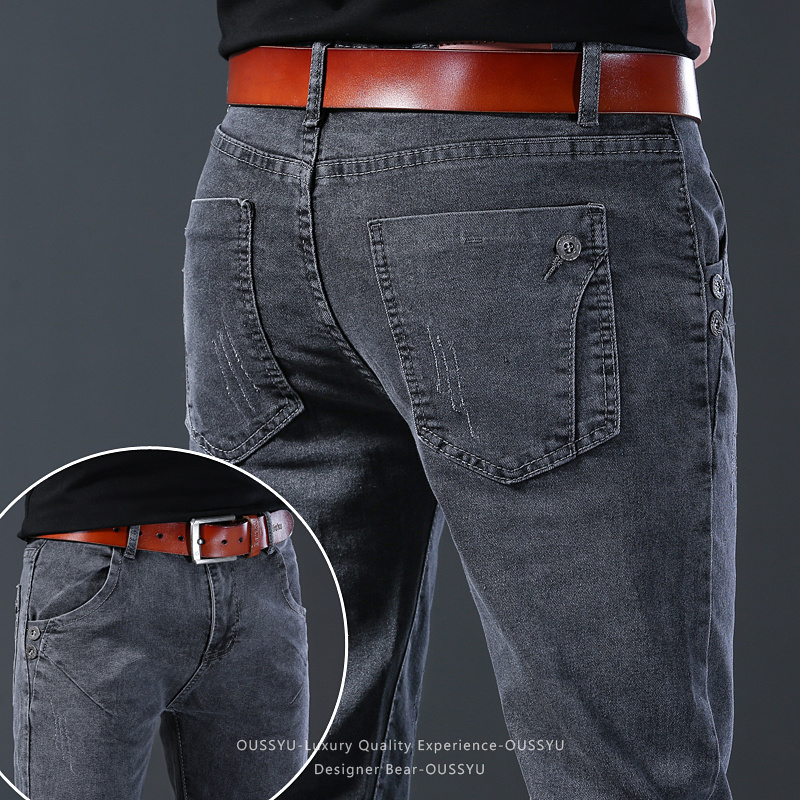 Men Formal Wear Brands - Celana Jeans Denim Pria Slim Fit