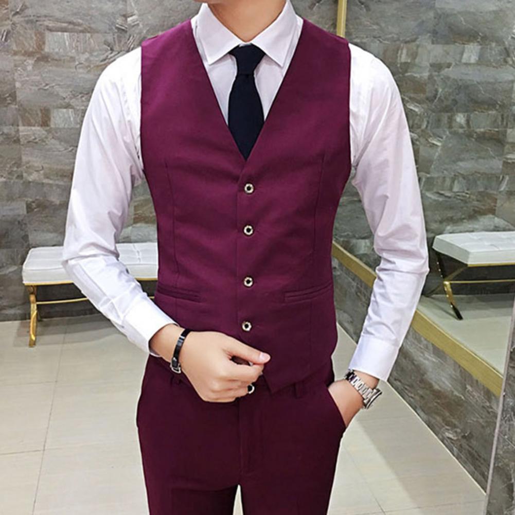 Formal Vest Waistcoat - Rompi Pria, rompi pria mode warna