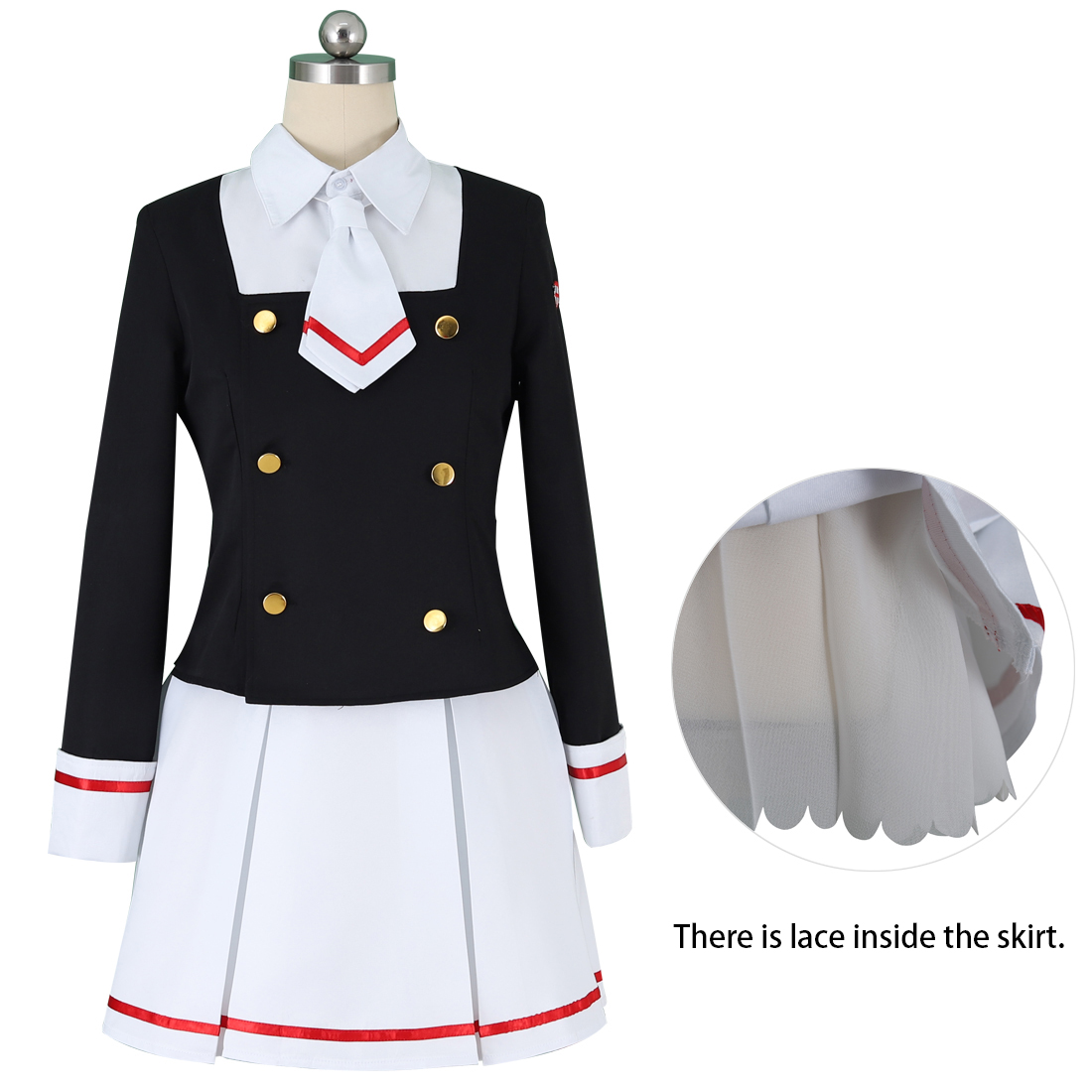 Men Formal Wear Vest - Kostum Cosplay Anime Wanita Clearcard Kinomoto