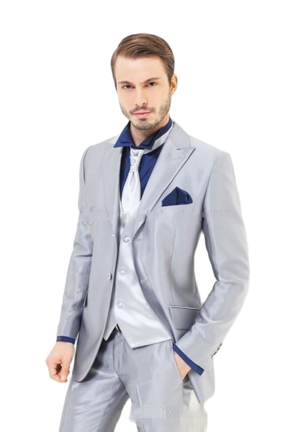 Setelan Pria Satin Berkilau Pe - Men'S Formal Dinner Wear ulasan dan harga