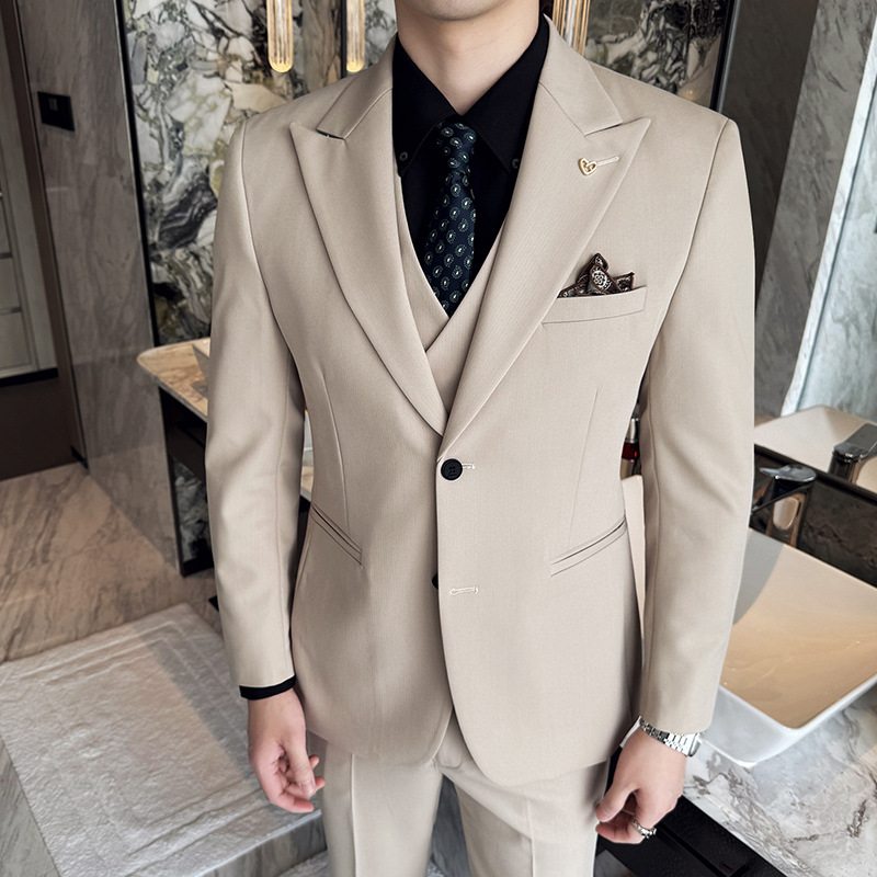 Setelan Pria Putih 3 Potong Sl - Men'S Formal Dinner Wear ulasan dan harga