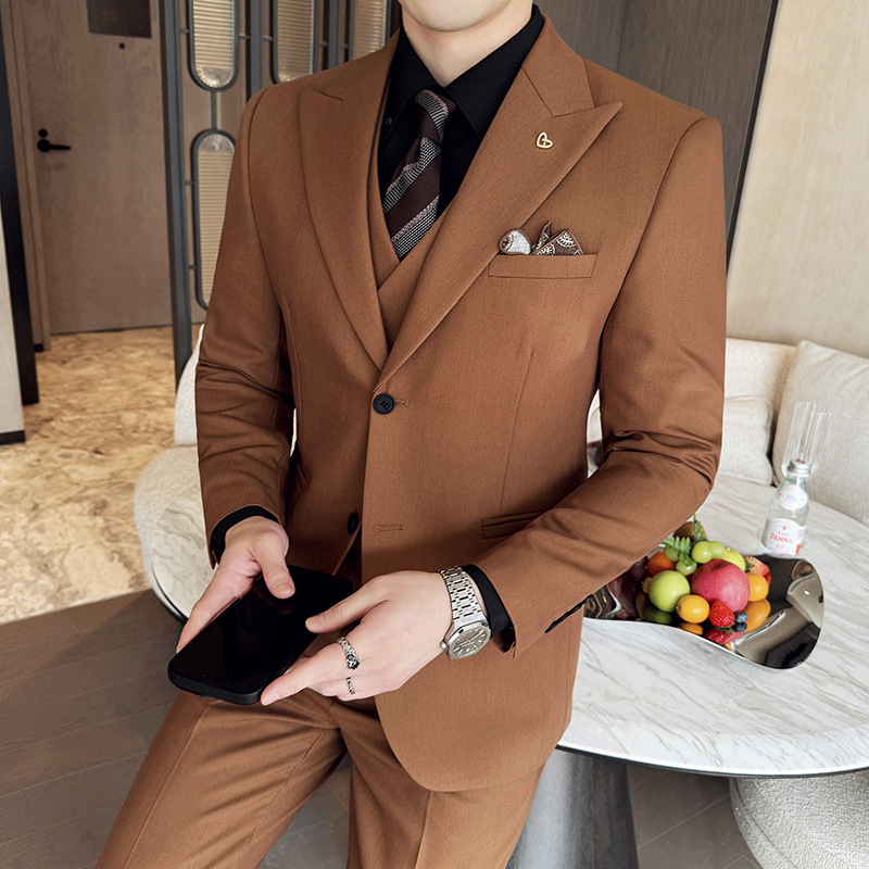 Setelan Pria Putih 3 Potong Sl - Men'S Formal Dinner Wear ulasan dan harga