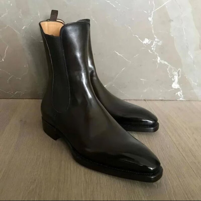 Sepatu Bot Chelsea Fashion Pri - Men Formal Wear Brands ulasan dan harga