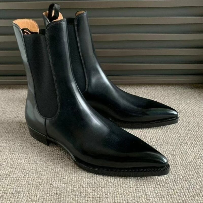 Sepatu Bot Chelsea Fashion Pri - Men Formal Wear Brands ulasan dan harga