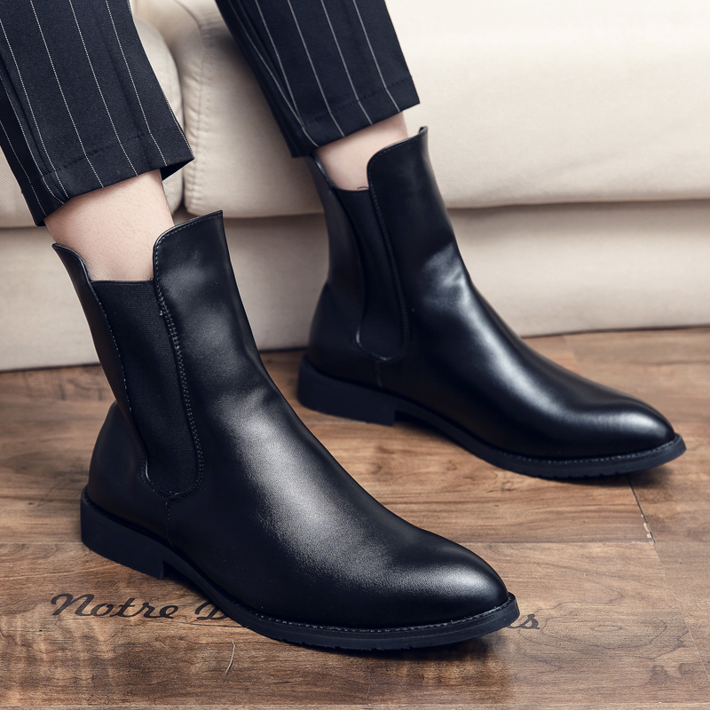 Sepatu Bot Chelsea Fashion Pri - Men Formal Wear Brands ulasan dan harga