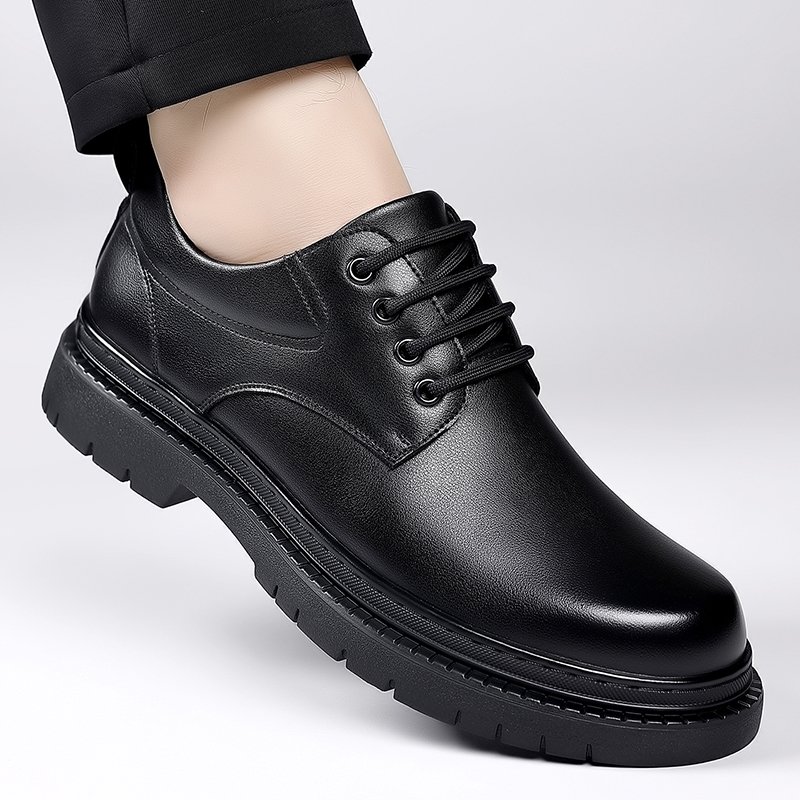 Sepatu Kulit Pria Kasual Nyama - Formal Men Daily Wear Footwear ulasan dan harga