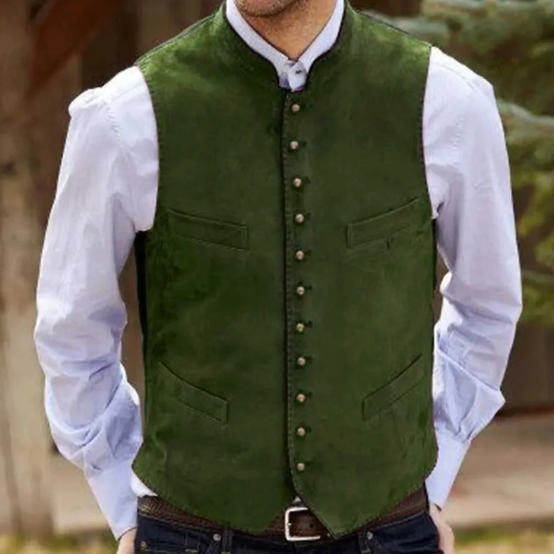 Rompi Pria Rompi Beludru Suede - Men Formal Wear Vest ulasan dan harga