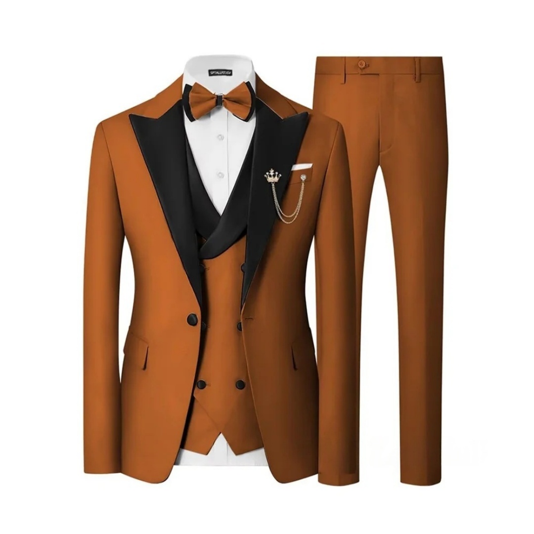 Setelan Jas Tuxedo Pria Slim F - Men'S Formal Dinner Wear ulasan dan harga