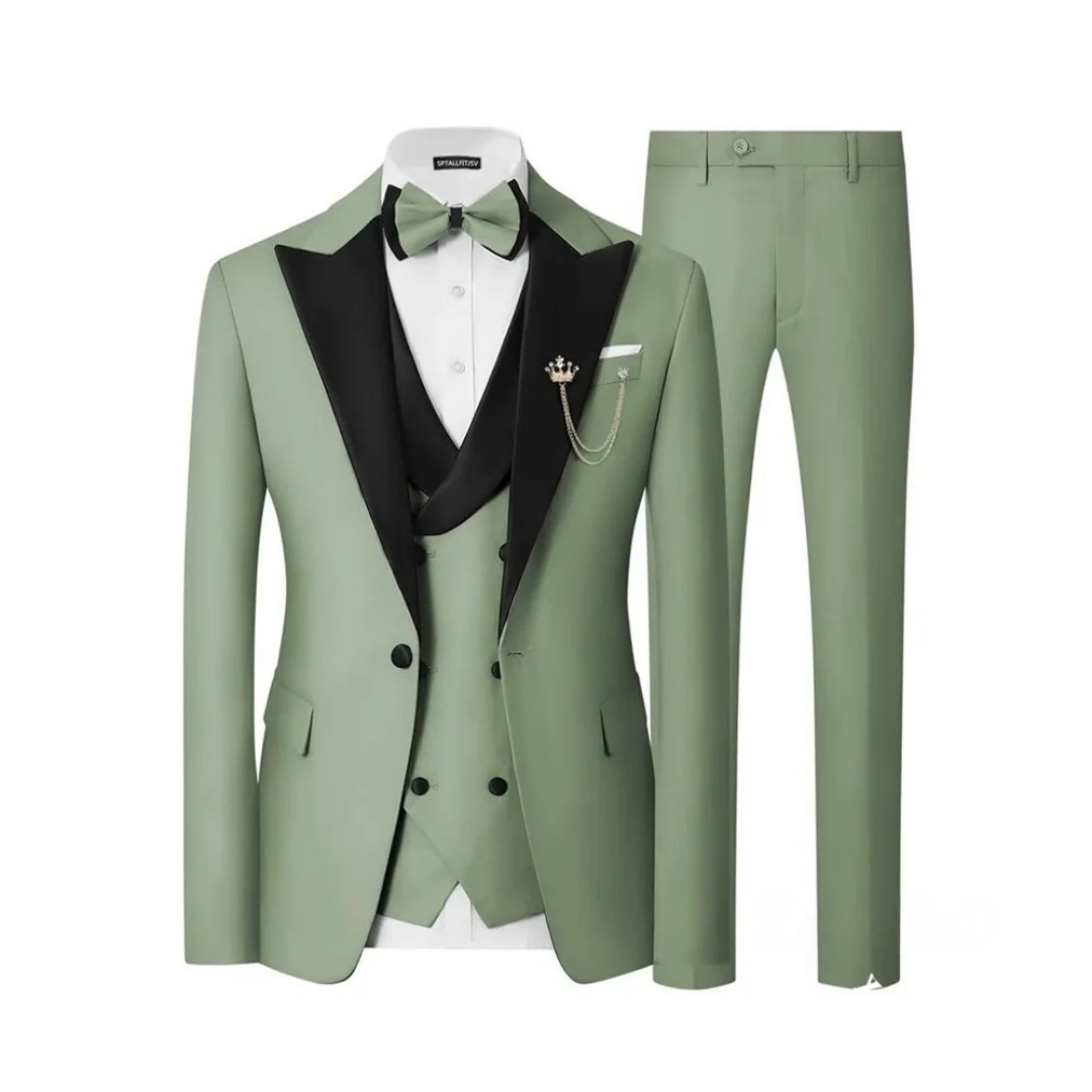 Setelan Jas Tuxedo Pria Slim F - Men'S Formal Dinner Wear ulasan dan harga