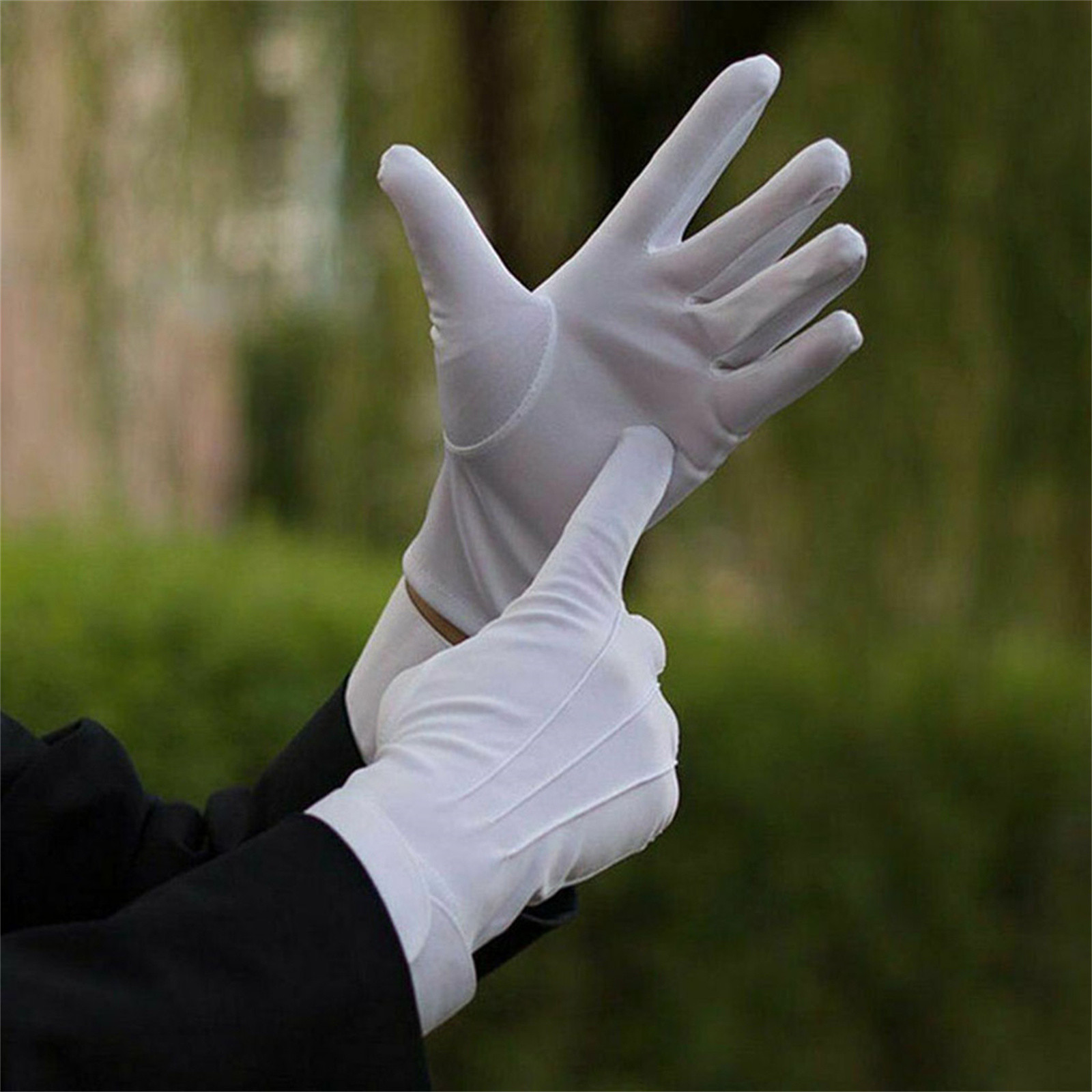 Sarung tangan Formal warna put - Formal Wear Gloves Men ulasan dan harga