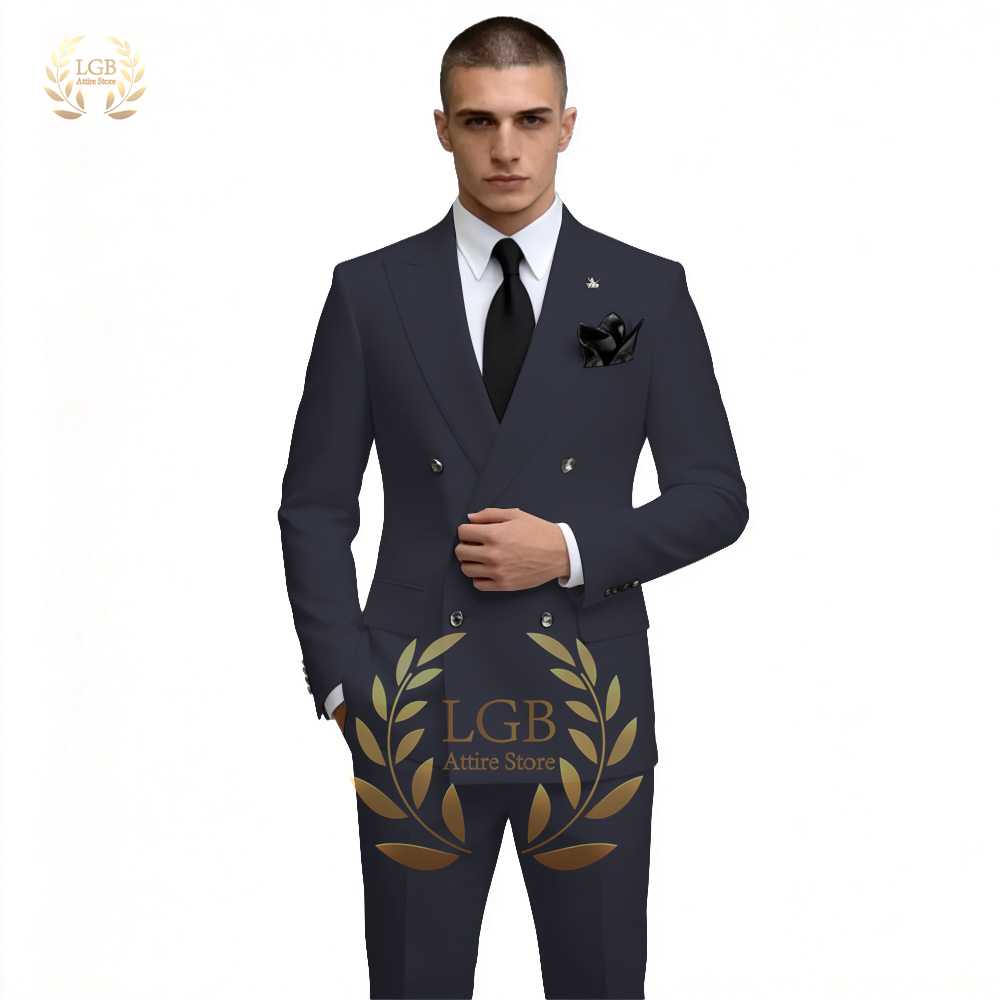 Setelan Jas Pria Putih Double  - Men'S Formal Dinner Wear ulasan dan harga