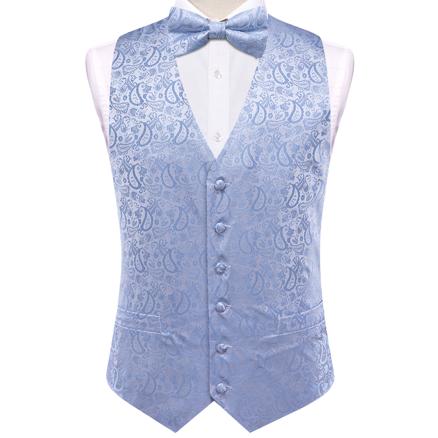 Rompi Tuxedo Formal Pria - Pol - Formal Vest Waistcoat ulasan dan harga