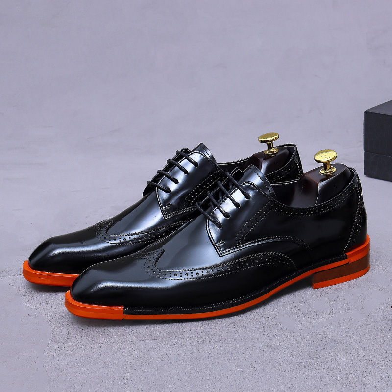 Sepatu Oxford Kulit Asli Pria  - Formal Men Daily Wear Footwear ulasan dan harga