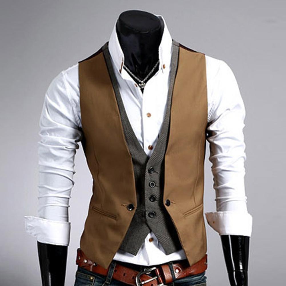 Rompi Formal pria, rompi bisni - Formal Vest Waistcoat ulasan dan harga