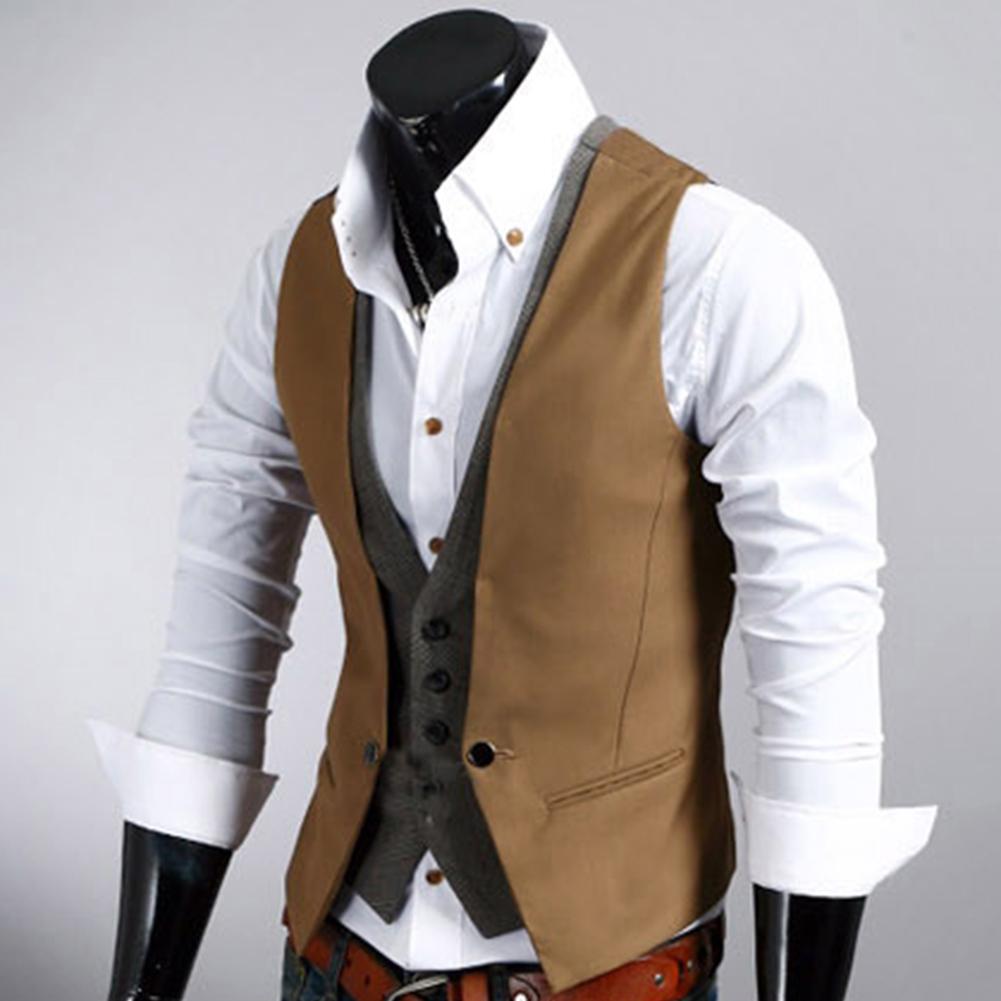 Rompi Formal pria, rompi bisni - Formal Vest Waistcoat ulasan dan harga