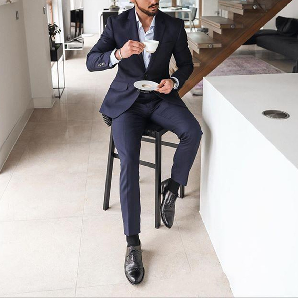 Jas Tuxedo Pria 2-Potong Warna - Men'S Formal Dinner Wear ulasan dan harga