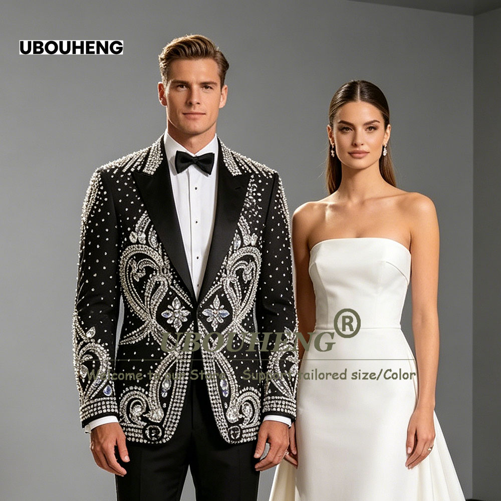 Jas Pernikahan Mewah Untuk Pri - Men'S Formal Dinner Wear ulasan dan harga