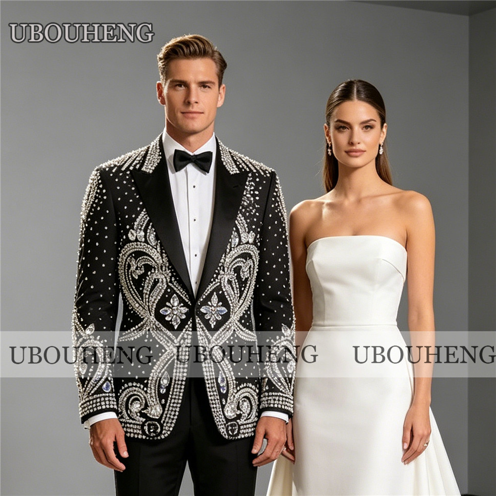 Jas Pernikahan Mewah Untuk Pri - Men'S Formal Dinner Wear ulasan dan harga