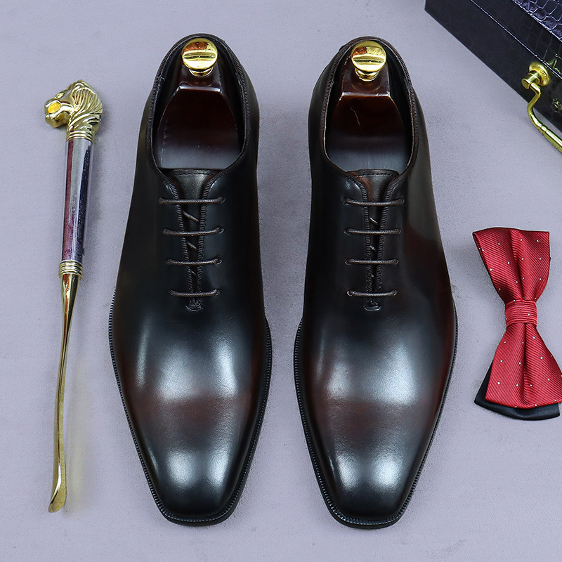Sepatu Oxford Wholecut Pria Ku - Men Formal Wear Brands ulasan dan harga