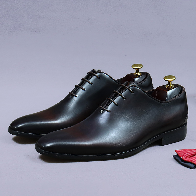 Sepatu Oxford Wholecut Pria Ku - Men Formal Wear Brands ulasan dan harga